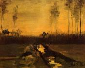 文森特威廉梵高 - 黄昏风景